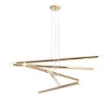 Lampa Wisząca Tubo 10 Gold 1072M30 Aldex