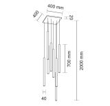 Lampa Wisząca Yabu Czarny 5530 Shilo