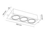 Lampa Wpuszczana Muko Biały 7358 Shilo