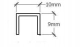 Listwa Profil Czarny Mat 1x244 cm Gandalf