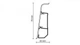 Listwa Przypodłogowa PCV Arbiton Indo 40 Biały Mat 70x26x2500 mm Decora