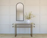 Lustro Libra Portal Led Czarny Mat 500x1000 mm EMPORIA-LIBRA-500-1000-MB-LED Emporia