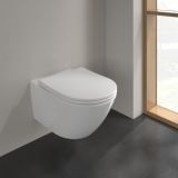 Miska Podwieszana Universo TwistFlush + Deska Wolnopadająca Combi-Pack 4670T901 Villeroy&Boch