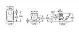 Miska WC Podwieszana Rimless Gap 54x35 A34647L00 Roca