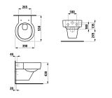 Miska WC Val Biała H8202810000001 Laufen