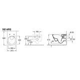 Miska Wisząca Bezrantowa Subway 2.0 CombiPack + Deska 5614R201 Villeroy&Boch