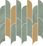 Mozaika Ścienna Tissue Green 29,8x27,2 gr. 10mm Tubądzin
