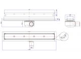 Odpływ Liniowy+Mankiet+Nóżki ECO-DRAIN L=600 Emporia