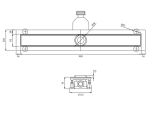 Odpływ Liniowy Lowfix Srebrny 100cm LOWFIX100TSL Omnires