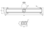 Odpływ Liniowy Lowfix Srebrny 90cm LOWFIX90TSL Omnires