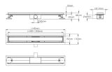 Odpływ Liniowy Mare Drain 1150470BM 70 Black Matt Bevisa
