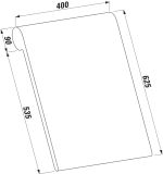 Oparce Na Plecy Sonar 62,5x40 H2933400000001 Laufen