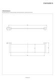 Półka Szklana Modern Project Złoty Szczotkowany MP60930GLB Omnires
