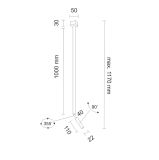 Reflektor Kosame Czarny 7794 Shilo