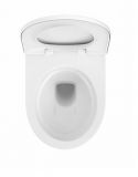 Miska WC Wisząca Modo Pure Oval + Deska Wolnoopadająca 53x35,5 Koło