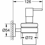 Dozownik Na Mydło Z Uchwytem Essentials 40448001 Grohe