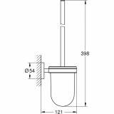 Szczotka Toaletowa (Komplet) Essentials 40374001 Grohe