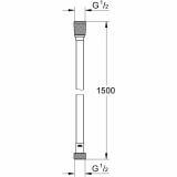 Wąż Prysznicowy Silverflex 150cm 28364001 Grohe