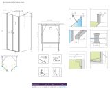 Ścianka boczna Eos DWD+2S S3 80 13799450-01 Radaway