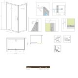 Ścianka Boczna Premium Plus S 100 Szkło Fabric 33423-01-06N Radaway