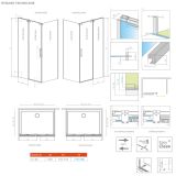 Ścianka Prysznicowa S1 80 KDJ Espera Pro 10093080-01-01 Radaway