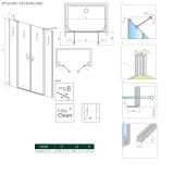 Ścianki Stałe Nes 8 DWD II 670 10080167-01-01 Radaway
