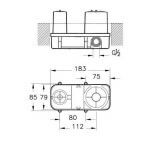 Vitra Element podtynkowy, A42230EXP Vitra