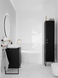 Słupek Wiszący 1D0S Rio C37 Bez Uchwytów Czarny Mat 001-C-03703 Emporia