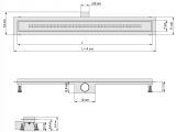 Odpływ Liniowy AquaSteel 100cm Spiroflex