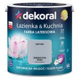 Farba Lateksowa Łazienka & Kuchnia Srebrzysta Rosa 2,5L Dekoral