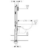 Stelaż Duofix UP Sigma 114cm 8cm 111.796.00.1 Geberit