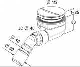 Syfon Brodzikowy Turboflow TB90P Radaway