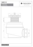Syfon Wannowo-Brodzikowy Miedź WB01XCP Omnires