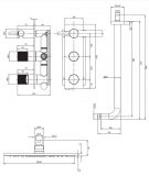 System Prysznicowy Podtynkowy Antracyt Contour SYSCT10AT Omnires