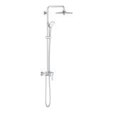 System Prysznicowy Z Jednouchwytową Baterią Ścienną Euphoria System 27473002 Grohe