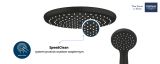 System Prysznicowy Z Przełącznikiem Vitalio Start System 250 Czarny Mat 266802430 Grohe