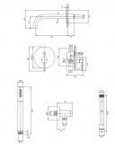 System Wannowy Podtynkowy Chrom  Y SYSYW01CR Omnires