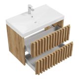 Szafka podumywalkowa Delano D80 2 szuflady Złoty dąb 001-D-08020 Defra