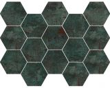 Dekor Metal Seagreen Hex 32,5x22,5 Tau