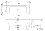 Wanna Wolnostojąca Architectura 170x75 UBA170ARE9CL00V-01 Villeroy&Boch