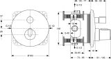 Zestaw Natryskowy Termostatyczny Ceratherm 100 Chrom BD006XC Ideal Standard