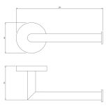 Uchwyt Na Papier Modern Project Mp60510Cr Chrom Omnires