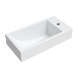 Umywalka Nablatowa Corfu Biały 50x25 CORFUBP Omnires