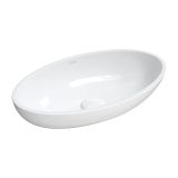 Umywalka Nablatowa Crete Biały 51x30 CRETEBP Omnires