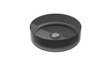 Umywalka Nablatowa Enya Ume-36-Cgw 36x36x10 Carbon Grey Besco