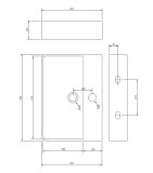 Umywalka Nablatowa Garland Biały 59,5x43,5 GARLAND600BP Omnires