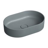 Umywalka Nablatowa Ovo Ash Grey Mat 55x36 OVOUNAG Omnires