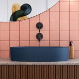 Umywalka Nablatowa Ovo Midnight blue Mat 55x36 OVOUNMB Omnires