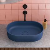 Umywalka Nablatowa Ovo Midnight blue Mat 55x36 OVOUNMB Omnires