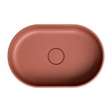 Umywalka Nablatowa Ovo Terracotta Mat 55x36 OVOUNTE Omnires